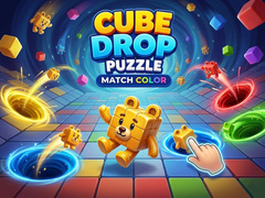 Joc Cube Drop Puzzle: Match Color