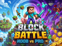 Joc Block Battle - Noob vs Pro