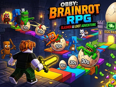 Joc Obby: Brainrot RPG Slasher & Loot Adventure