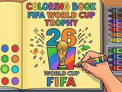 Joc Coloring Book: FIFA World Cup Trophy