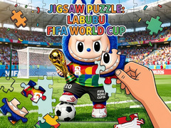 Joc Jigsaw Puzzle: Labubu FIFA World Cup