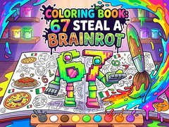 Joc Coloring Book: 67 Steal A Brainrot