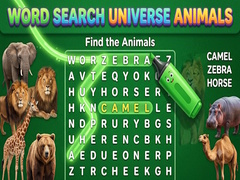 Joc Word Search Universe Animals