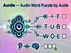 Joc Aurdle — Audio Word Puzzle by Auzle