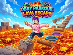 Joc Obby Parkour: Lava Escape