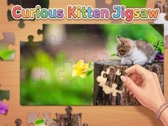 Joc Curious Kitten Jigsaw