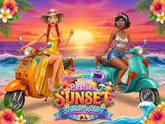 Joc Besties Sunset Scooter Rider