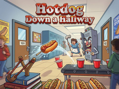 Joc Hotdog Down a Hallway