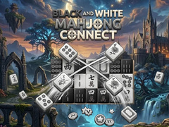 Joc Black and White Mahjong Connect