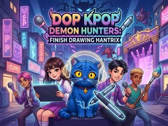 Joc DOP KPop Demon Hunters: Finish Drawing Hantrix