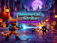 Joc Meowtal Strike Neon Halloween
