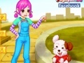 Joc Cute Girl and Puppy