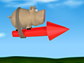 Joc Pig on the Rocket
