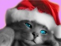 Joc Santa Cat Puzzle