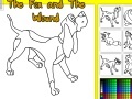 Joc The Fox And The Wound Online Coloring Game
