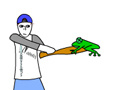 Joc Frog Batting