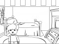 Joc Cartoon House Online Coloring Game