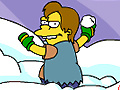 Joc Simpsons Snowball Fight