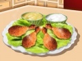 Joc Chiken wings at camp