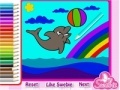 Joc Cute Dolphin Coloring