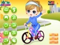 Joc The Little Girl Learn Bicycle