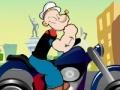 Joc Popeye Rides Bike
