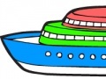 Joc Color the steamboat