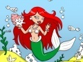 Joc Mermaid Aquarium Coloring Game