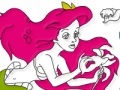 Joc The little mermaid online coloring page