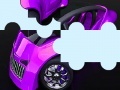 Joc Futuristic pink car puzzle