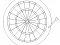 Joc Dart Board Coloring