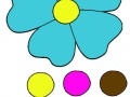 Joc Coloring five petal flower
