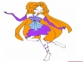 Joc Flame Fairy Girl Coloring 