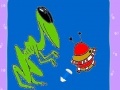 Joc Alien and spaceship coloring