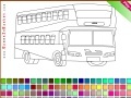 Joc Double Decker Bus Coloring