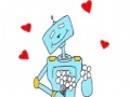Joc Robots in love coloring