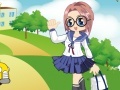 Joc The schoolgirl in style of an anime