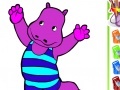 Joc Happy Hippo Coloring 
