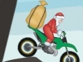 Joc Santa on motorbike