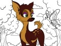 Joc Bambi Coloring Game
