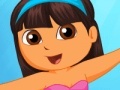 Joc Cute Dora Mermaid Dressup