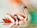 Joc Golden swans slide puzzle
