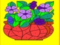 Joc Flowers in the vase coloring