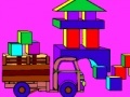 Joc Coloring: Castle of colorful cubes