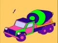 Joc Pink concrete truck coloring 