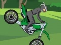 Joc Ninja on a motorcycle
