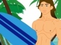 Joc The seller of ice cream on the beach