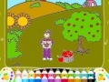 Joc Jenny at the Apple Garden Coloring