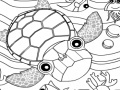 Joc Rosy Coloring: Turtle and Friends